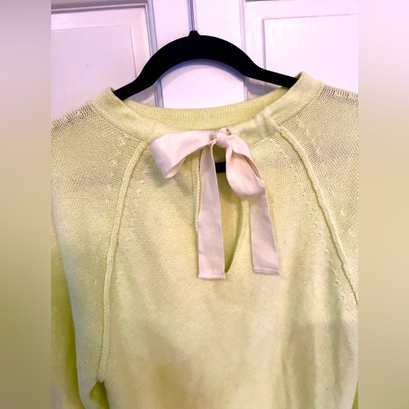 ANTHROPOLOGIE Emily Puff-Sleeved Sweater, Size XS - Picture 10 of 14